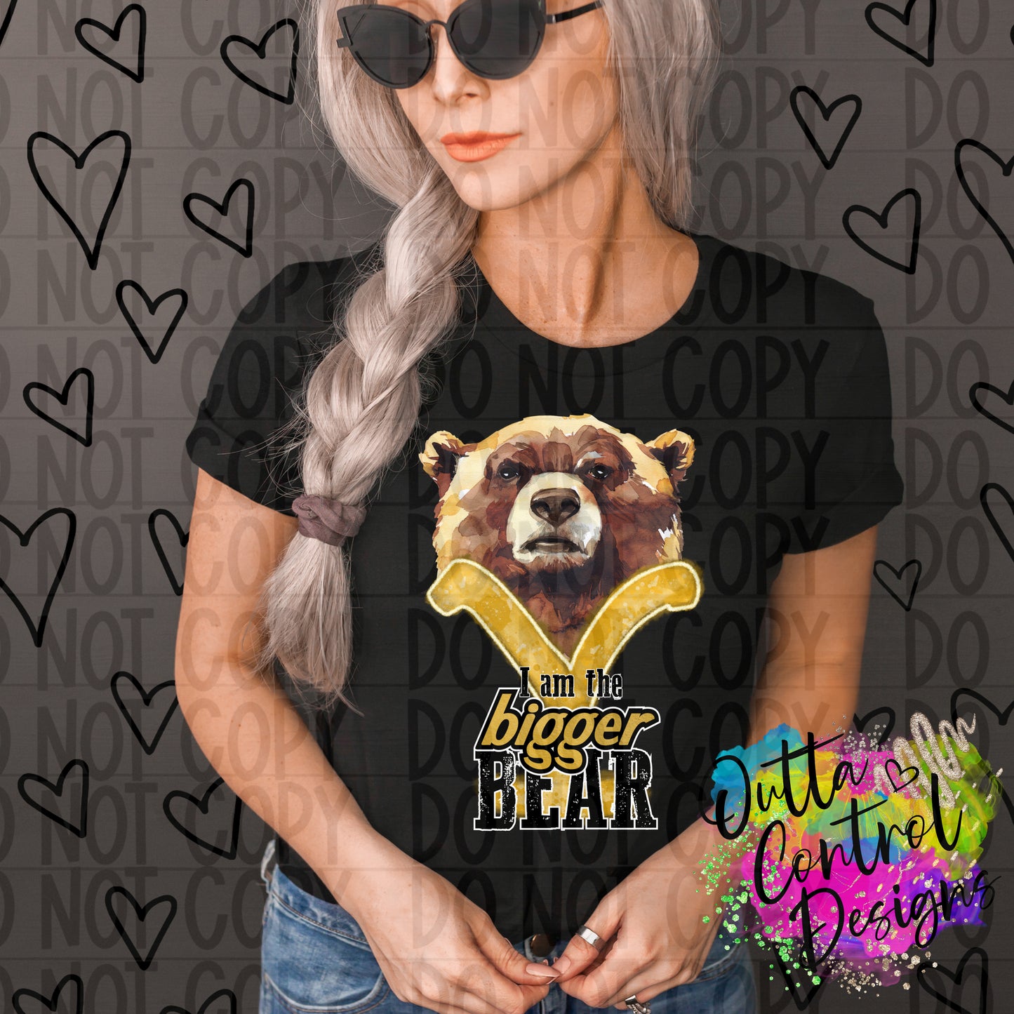 Bigger Bear Ready To Press Sublimation and DTF Transfer