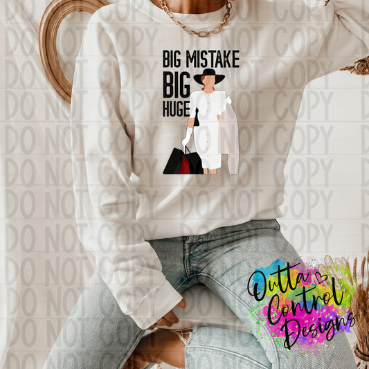 Big Mistake Ready To Press Sublimation and DTF Transfer