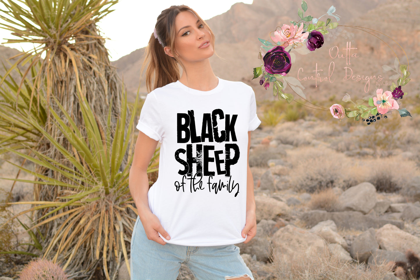 Black Sheep of the Family Ready To Press Sublimation Transfer