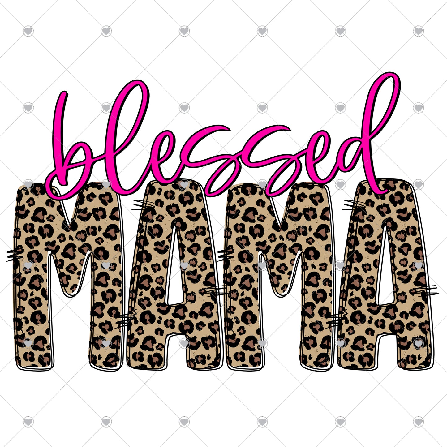 Blessed Mama Ready To Press Sublimation Transfer