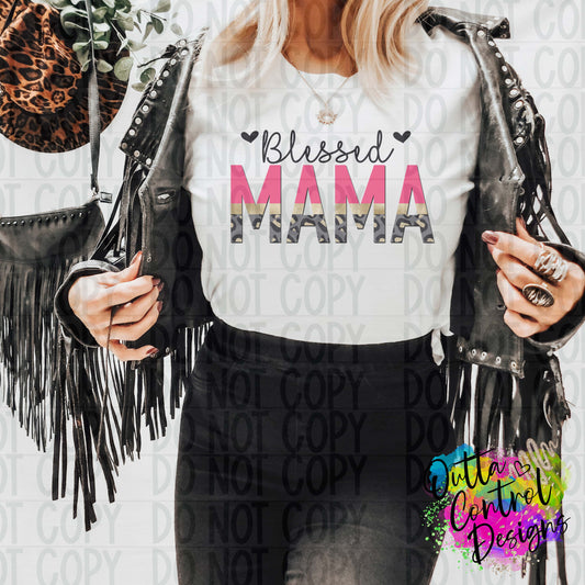 Blessed Mama Ready To Press Sublimation and DTF Transfer