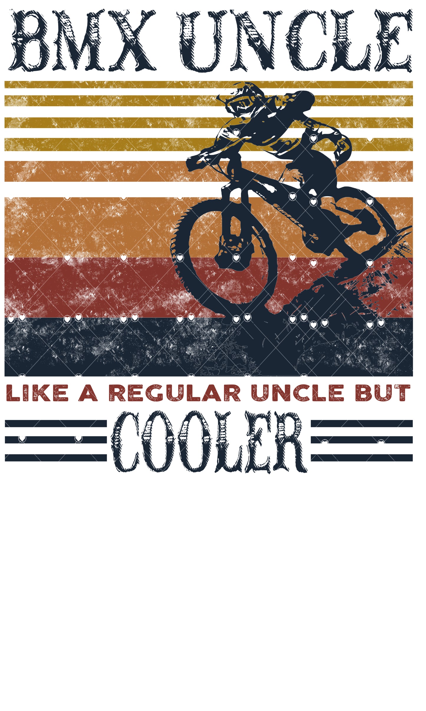 BMX Uncle Ready To Press Sublimation Transfer