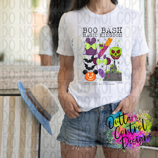 Boo Bash Ready To Press Sublimation and DTF Transfer