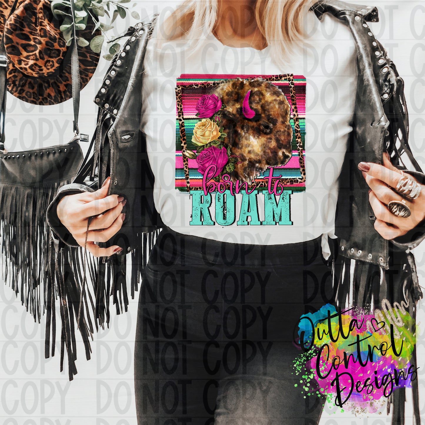 Born To Roam Ready To Press Sublimation and DTF Transfer