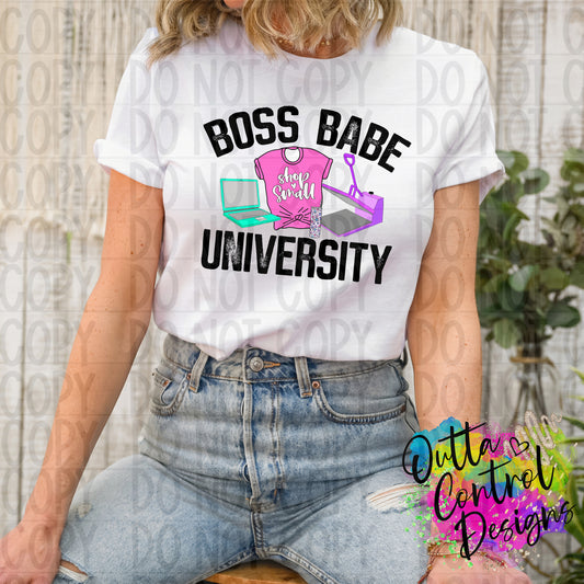 Boss Babe University Ready To Press Sublimation and DTF Transfer