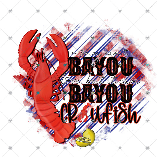 Boyou's Crawfish Ready To Press Sublimation and DTF Transfer