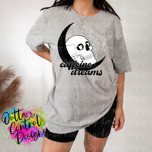 Caffeine Dreams Ready to Press Sublimation and DTF Transfer