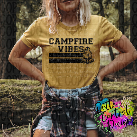Campfire Vibes Ready To Press Sublimation and DTF Transfer