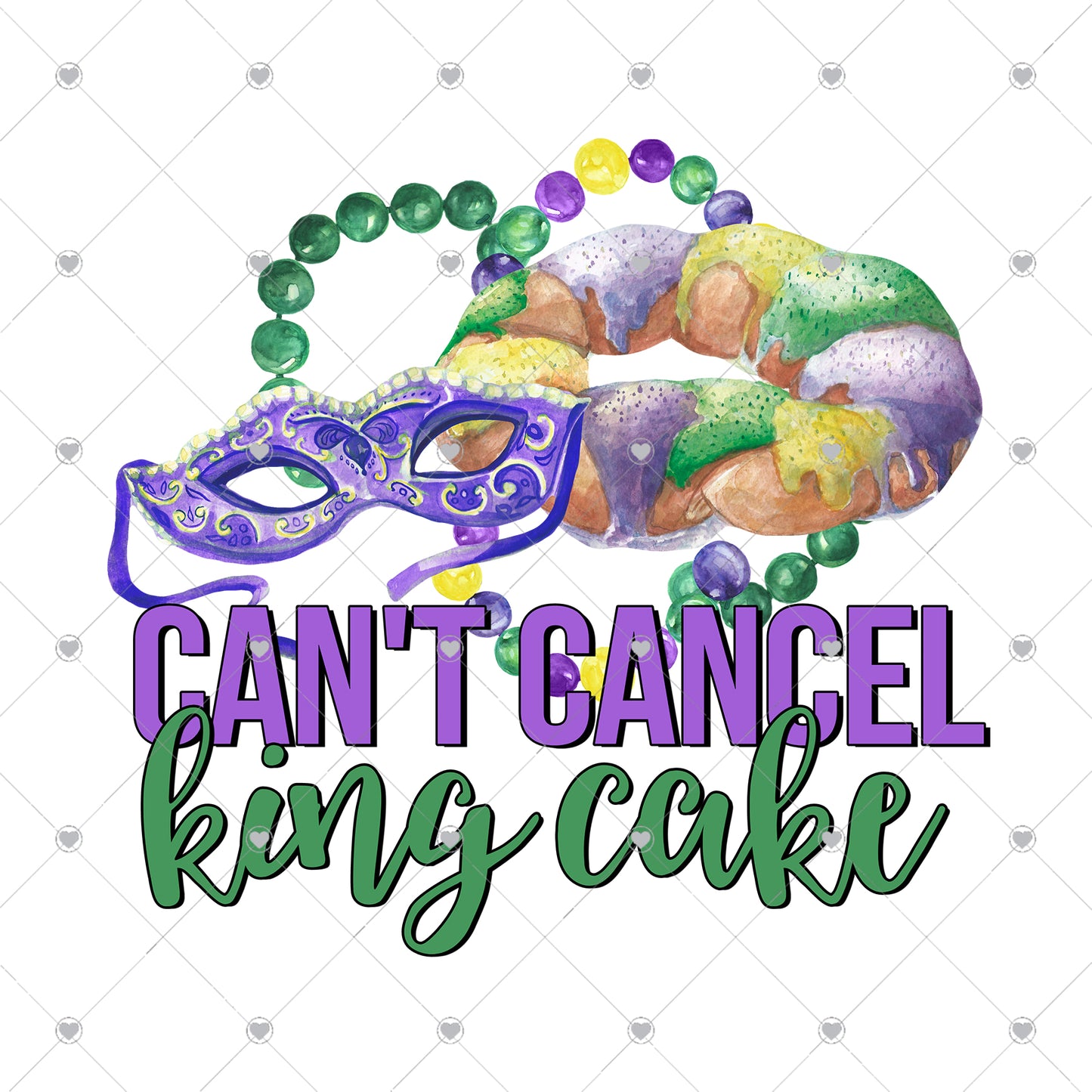 Can't cancel King Cake Ready To Press Sublimation Transfer