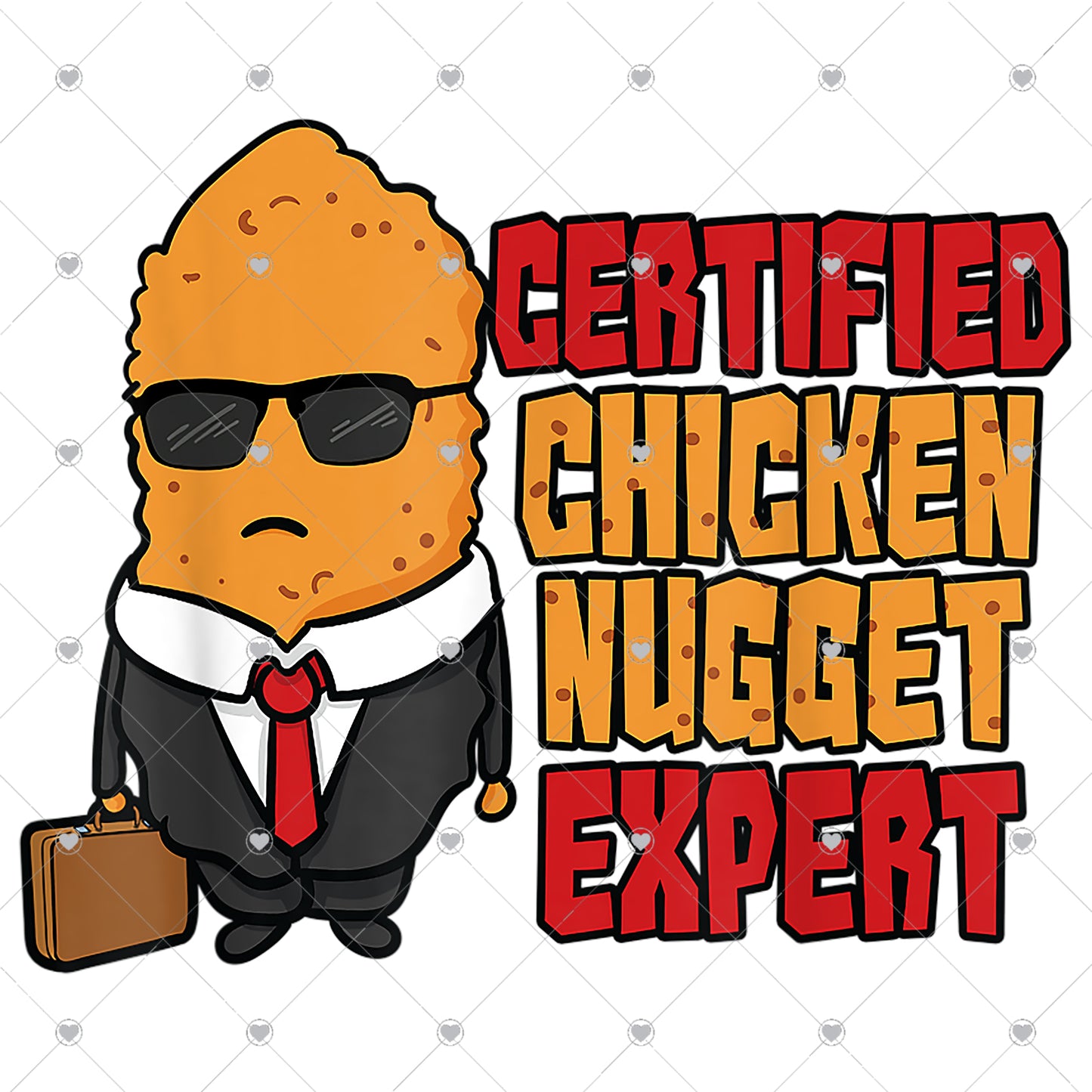 Certified Chicken Nugget Expert Ready To Press Sublimation and DTF Transfer