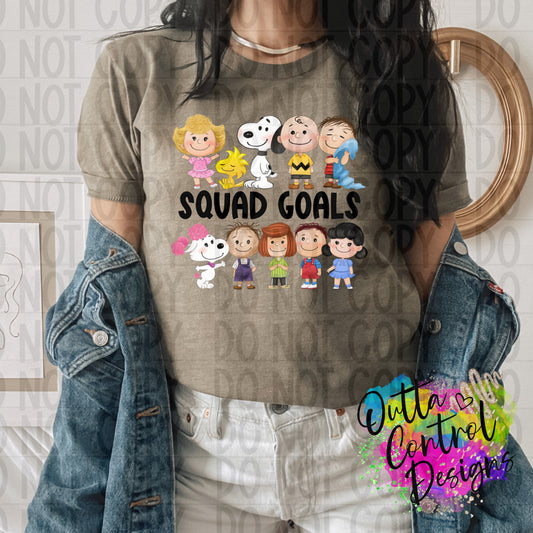 Squad goals kids Ready To Press Sublimation and DTF Transfer