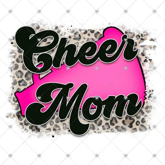 Cheer Mom Ready To Press Sublimation and DTF Transfer
