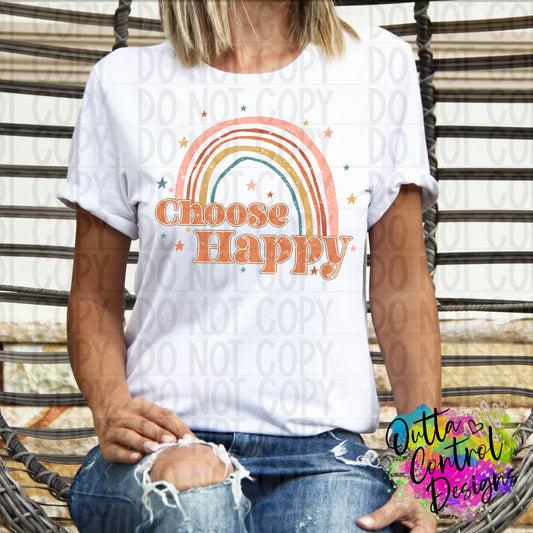 Choose happy Ready To Press Sublimation and DTF Transfer