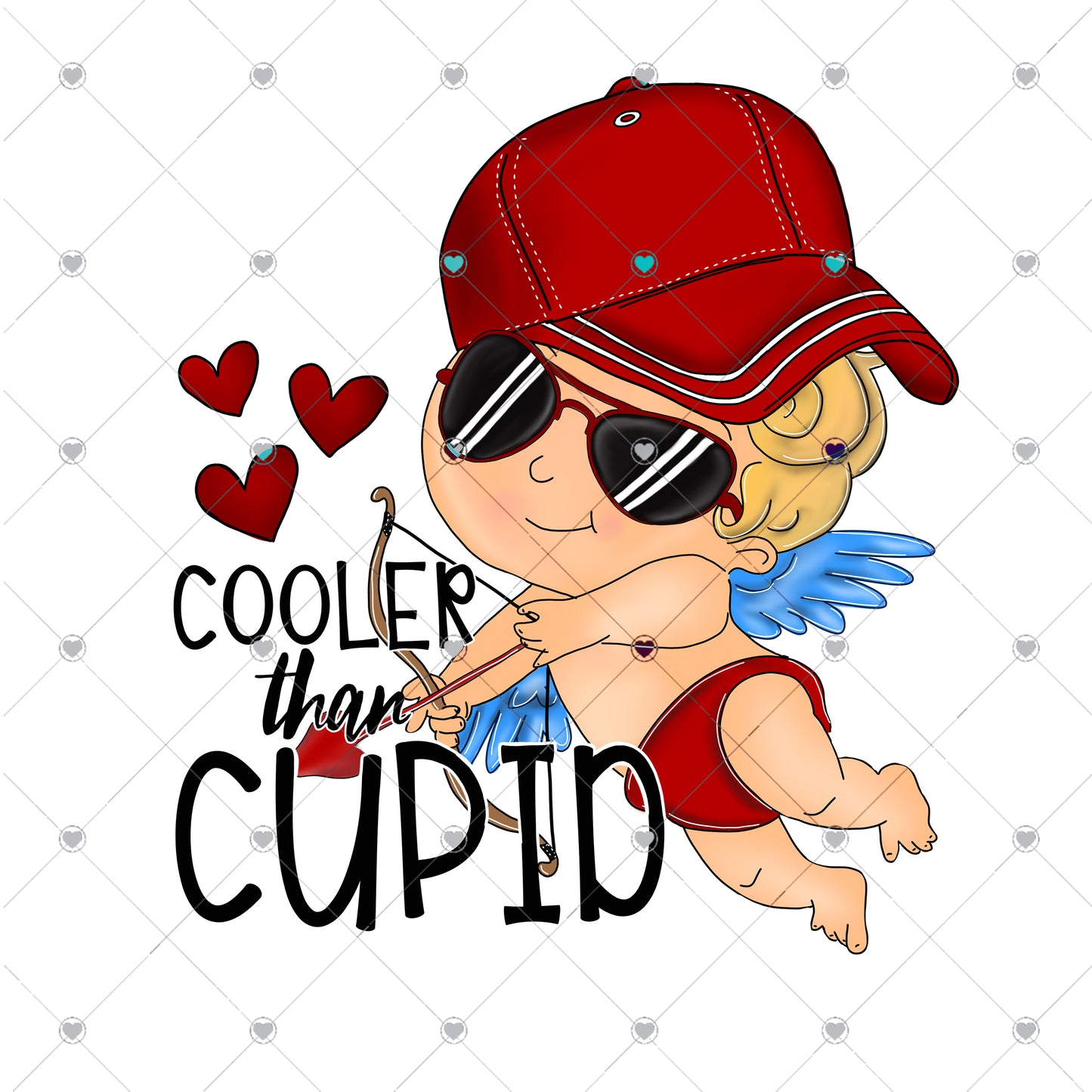 Cooler Than Cupid Ready to Press Sublimation and DTF Transfer