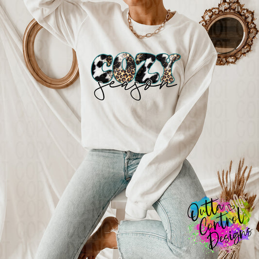 Cozy Season Ready To Press Sublimation and DTF Transfer