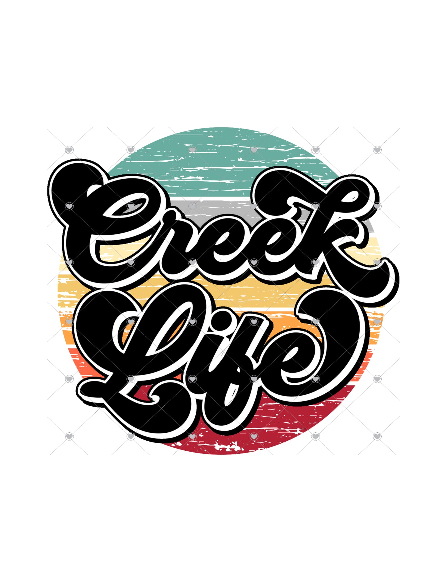 Creek Life Ready To Press Sublimation Transfer