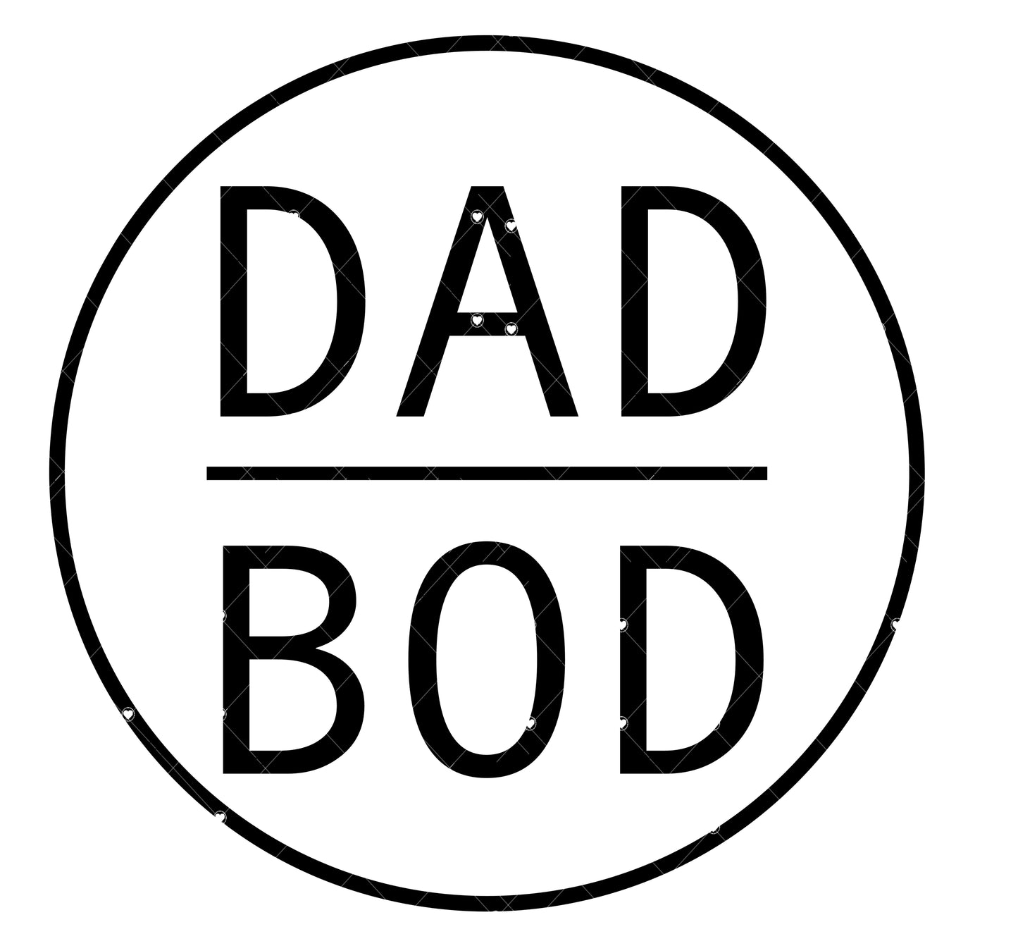 Dad Bod Ready To Press Sublimation Transfer
