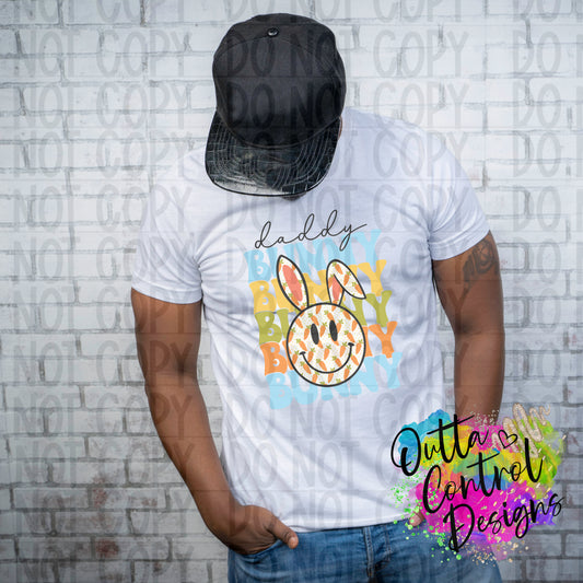 Daddy Bunny Ready To Press Sublimation and DTF Transfer
