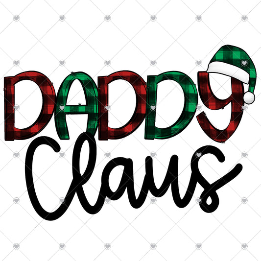 Daddy Claus Ready To Press Sublimation and DTF Transfer