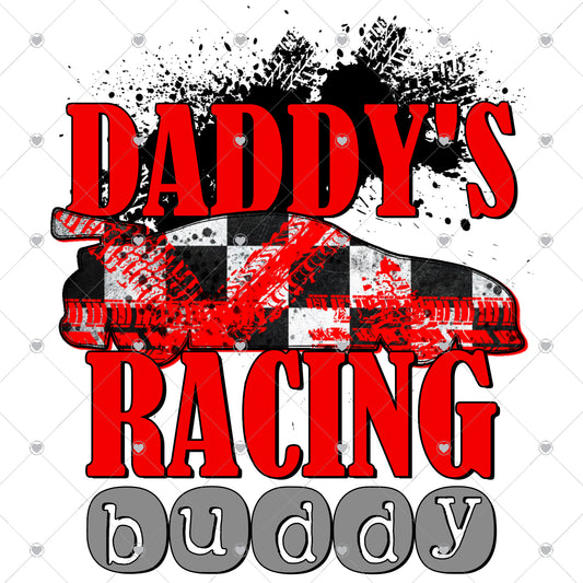 Daddys Racing Buddy Ready To Press Sublimation and DTF Transfer