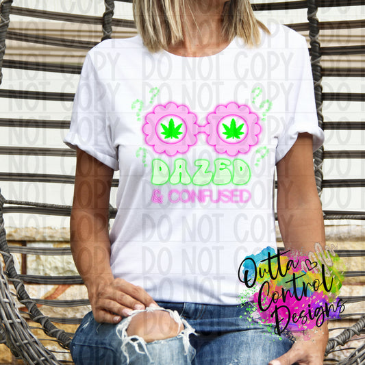 Dazed and Confused Neon Ready To Press Sublimation and DTF Transfer