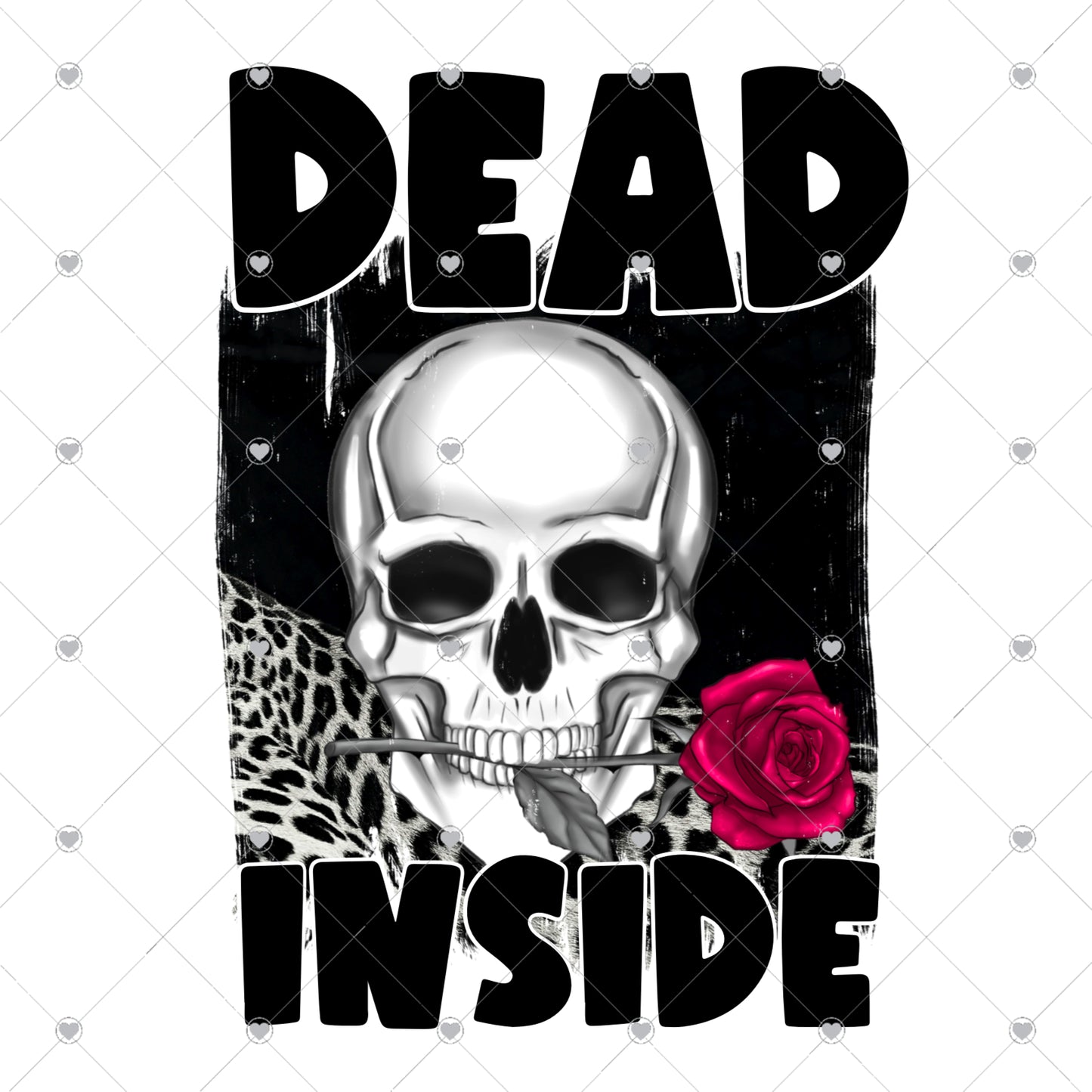 Dead Inside Ready To Press Sublimation and DTF Transfer