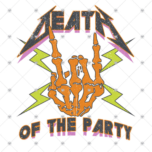 Death of the party Ready To Press Sublimation and DTF Transfer