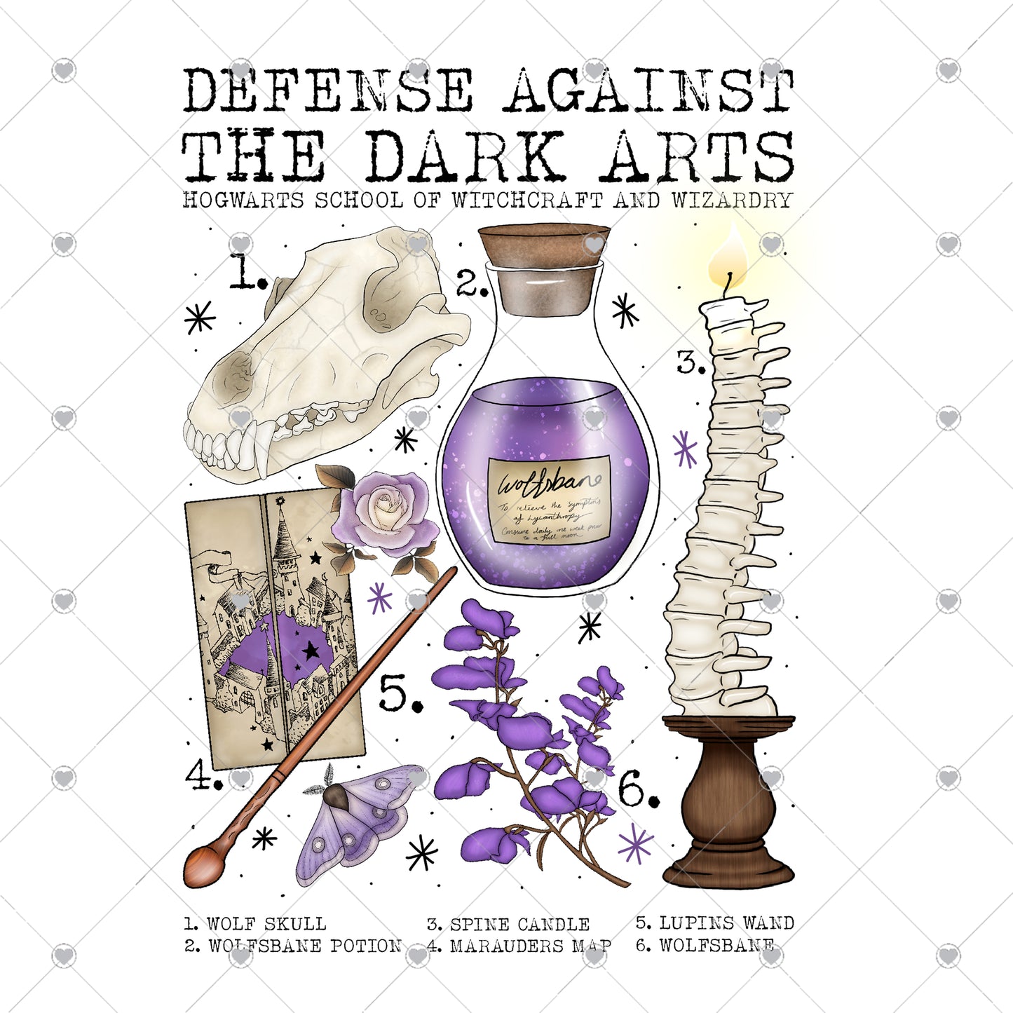 Defense against the dark art Ready To Press Sublimation and DTF Transfer