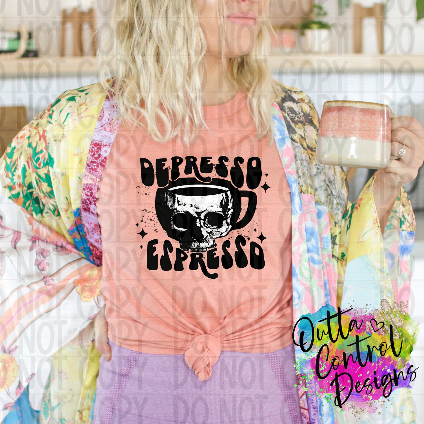 Depresso Espresso Ready To Press Sublimation and DTF Transfer