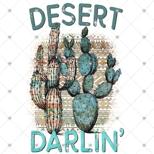 Desert Darlin Ready To Press Sublimation and DTF Transfer