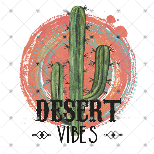 Desert Vibes Ready To Press Sublimation and DTF Transfer