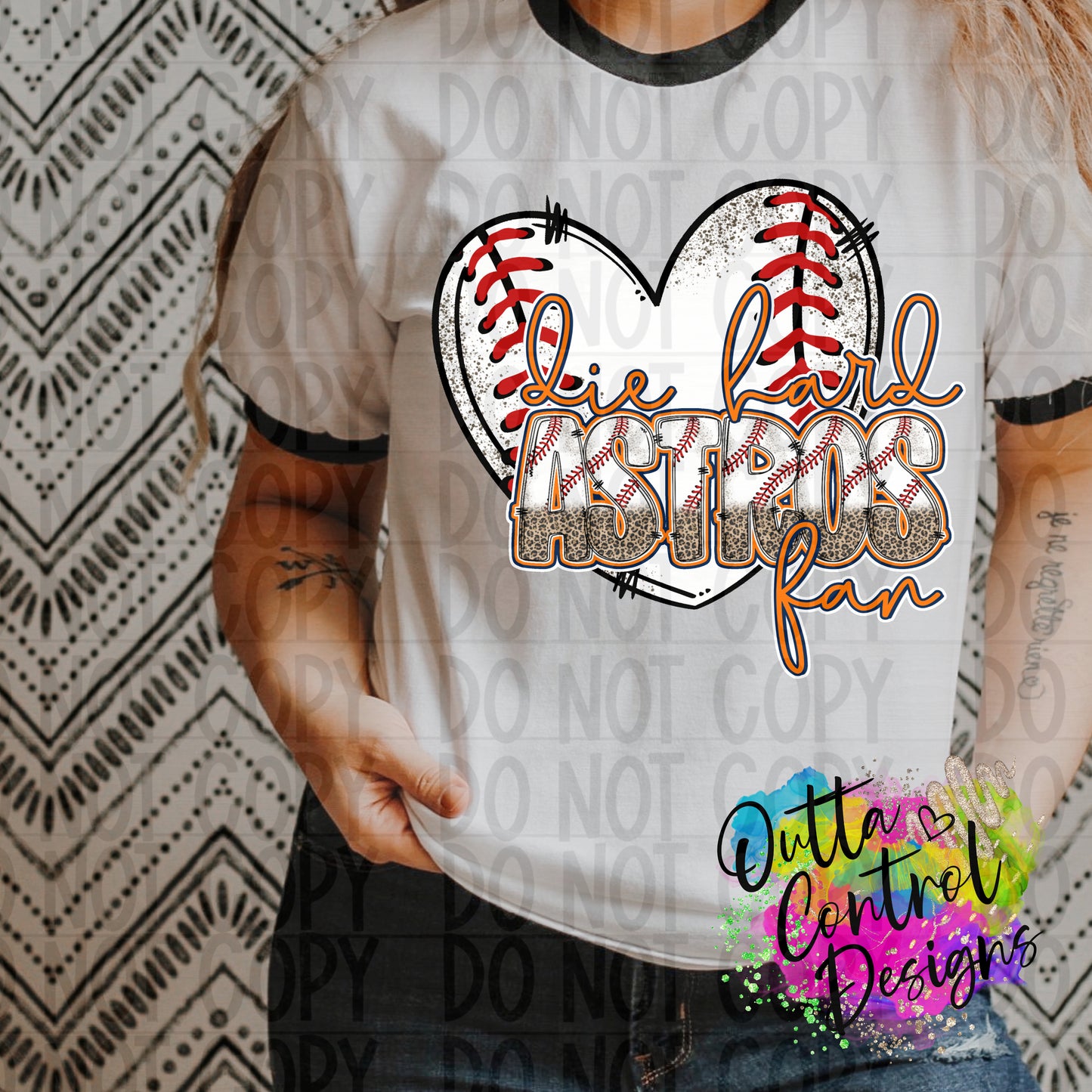 Baseball Fan Ready to Press Sublimation and DTF Transfer