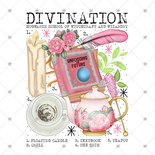 Divination class Ready To Press Sublimation and DTF Transfer