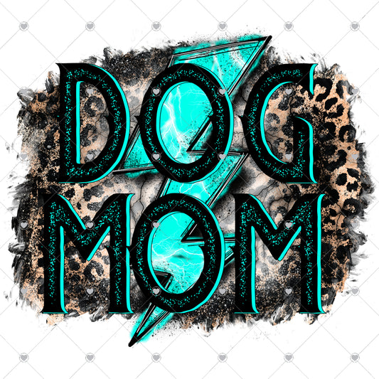 Dog Mom Bolt Ready To Press Sublimation and DTF Transfer
