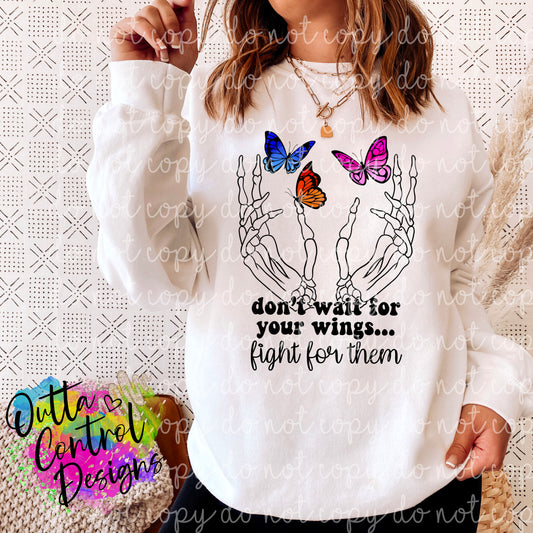 Don't Wait for Your Wings Ready to Press Sublimation and DTF Transfer