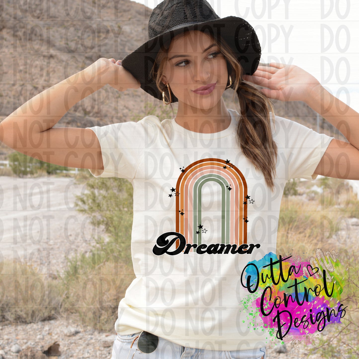 Dreamer Boho Ready To Press Sublimation and DTF Transfer