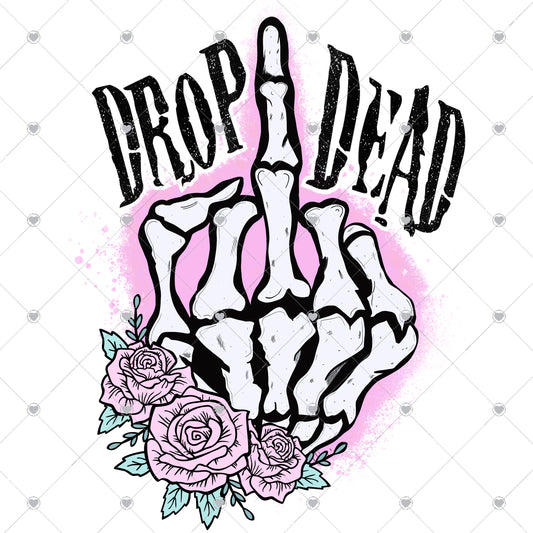 Drop Dead Ready To Press Sublimation and DTF Transfer