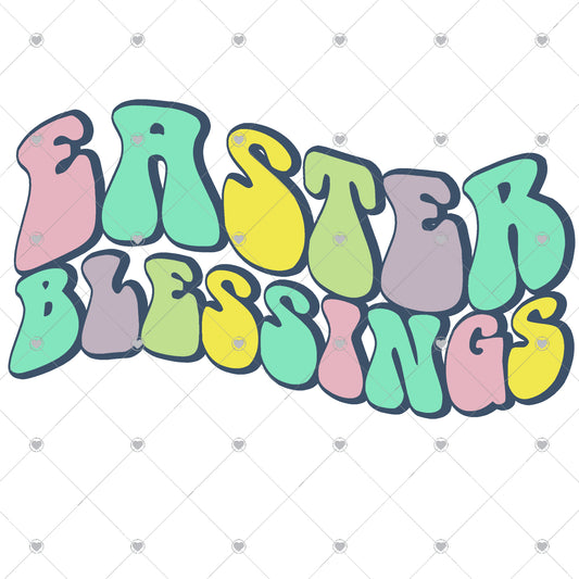 Easter Blessings Ready To Press Sublimation and DTF Transfer