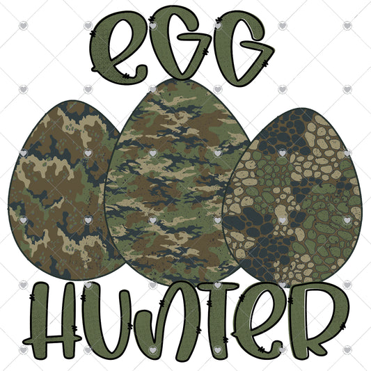 Egg Hunter Camo Ready To Press Sublimation and DTF Transfer