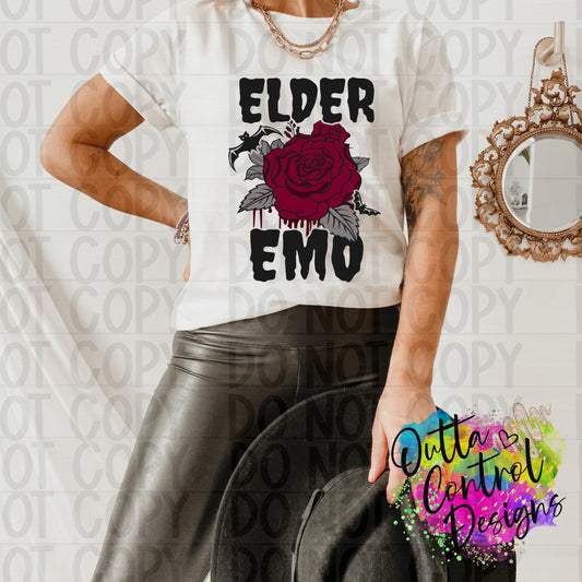Elder Emo Ready To Press Sublimation and DTF Transfer