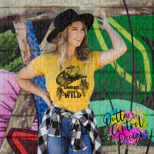 Embrace Your Wild Ready To Press Sublimation and DTF Transfer