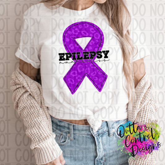 Epilepsy Awareness Ready To Press Sublimation and DTF Transfer