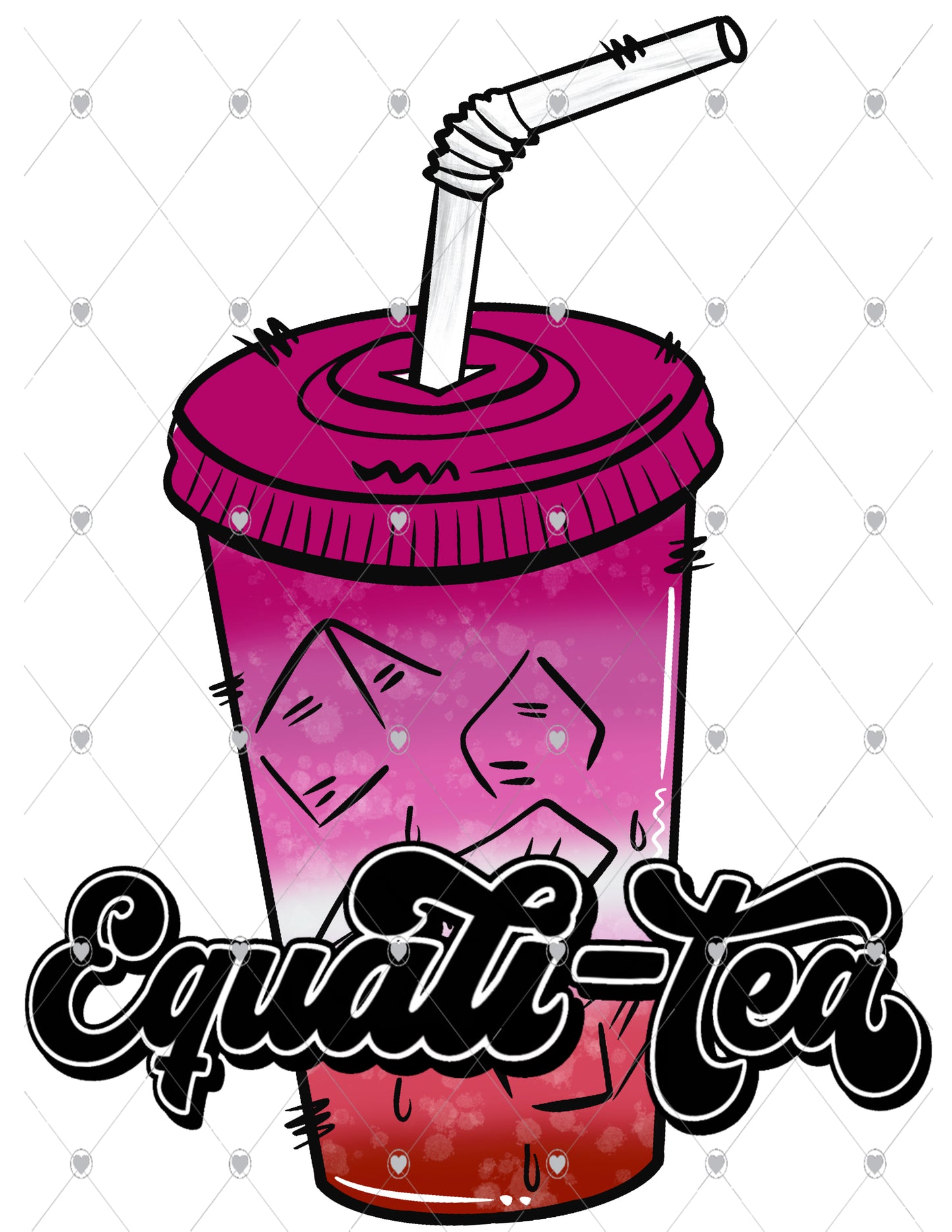 Equali-Tea Lesbian Ready To Press Sublimation Transfer