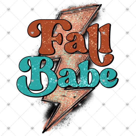 Fall Babe Ready To Press Sublimation and DTF Transfer