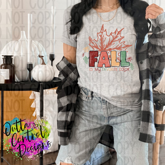 Fall Is My Favorite Color Ready to Press Sublimation and DTF Transfer