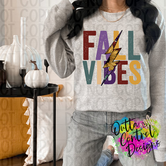 Fall Vibes Ready to Press Sublimation and DTF Transfer