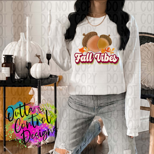Fall Vibes | Nuts Ready To Press Sublimation and DTF Transfer