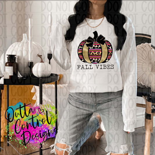 Fall Vibes | Pumpkin Ready To Press Sublimation and DTF Transfer