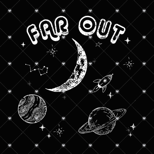 Far out Ready To Press Sublimation and DTF Transfer