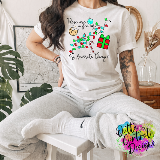 Favorite Things Christmas Ready To Press Sublimation and DTF Transfer